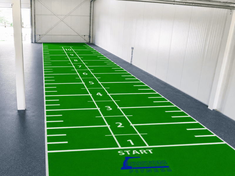 custom gym turf color control